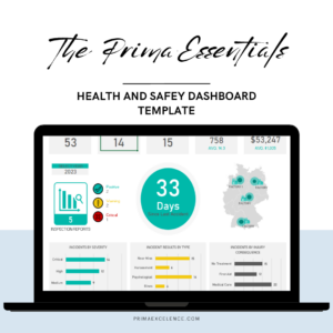 Heath and Safety Dashboard Template